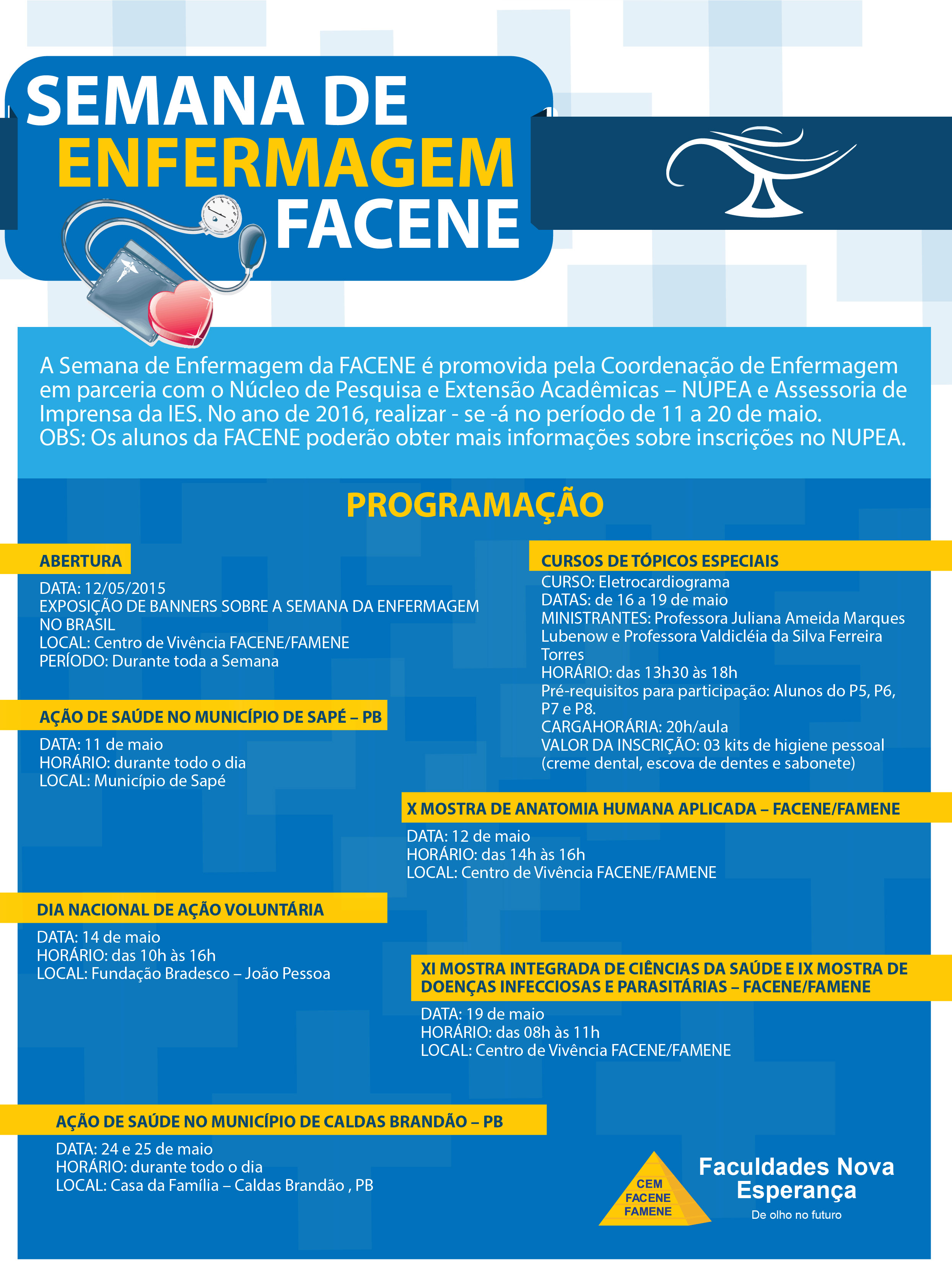 FACENE/FAMENE : Faculdade de Enfermagem e de Medicina Nova Esperança