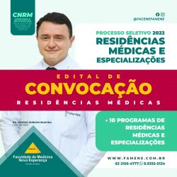 CONVOCAÇÃO – CONFIRA O EDITAL para matrícula daS residências MÉDICAS 2022