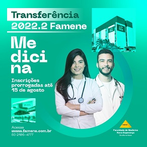 EDITAL PARA TRANSFERÊNCIA EXTERNA MEDICINA – FAMENE 2022.2