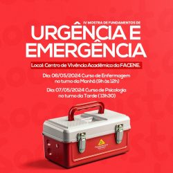 cursos de Enfermagem e Psicologia da Facene apresentam a IV Mostra de Fundamentos de Urgência e Emergência