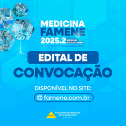 Edital referente à quinta chamada do Processo Seletivo Específico ENEM 2025.2 – FAMENE