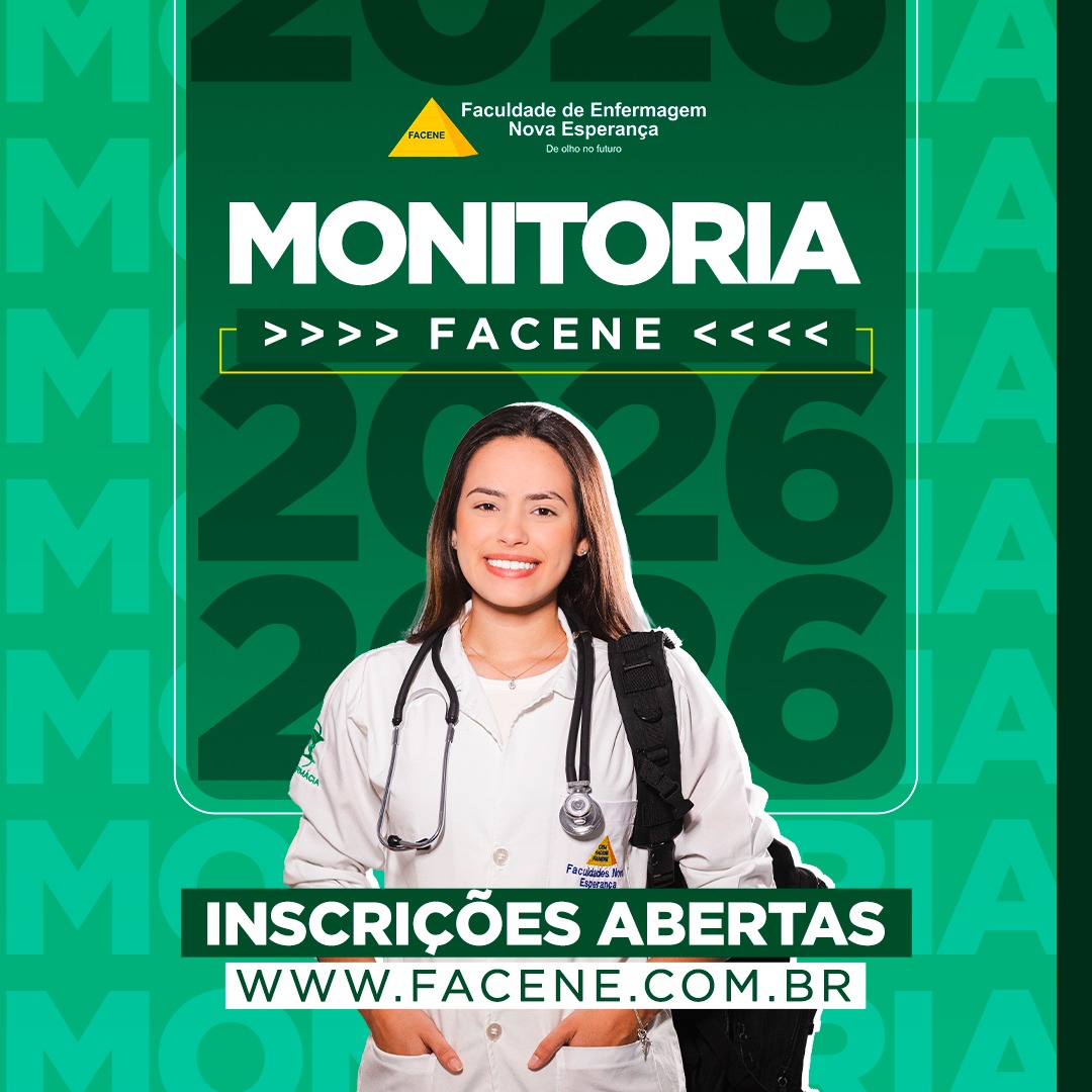 FACENE DIVULGA EDITAL PARA AS VAGAS DE MONITORIAS 2026