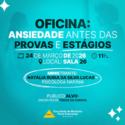 Oficina: Ansiedade antes das Provas e Estágios