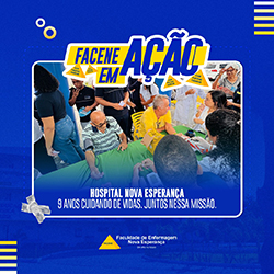 Facene promove ação de saúde no HNE em comemoração aos 9 anos do hospital