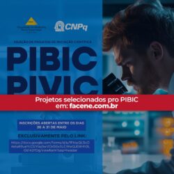Confira os projetos selecionados pro PIBIC