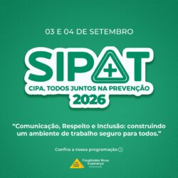 FACULDADES NOVA ESPERANÇA LANÇAM PROGRAMAÇÃO DA SIPAT 2026