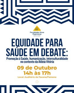 PALESTRA – EQUIDADE PARA A SAÚDE EM DEBATE!