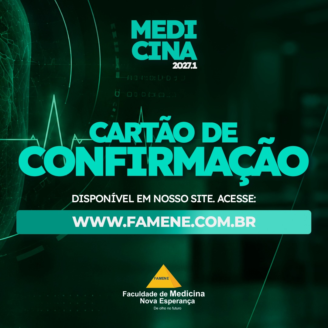 LIBERAÇÃO CARTÃO DE INSCRIÇÃO – VESTIBULAR FAMENE 2027.1
